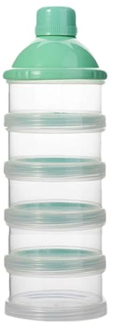 Doseur De Lait, Distributeur De Lait en Poudre Portable Avec 5 Compartiments Boîtes Empilables Convient Pour Les Collations, Lait En Poudre,Collations