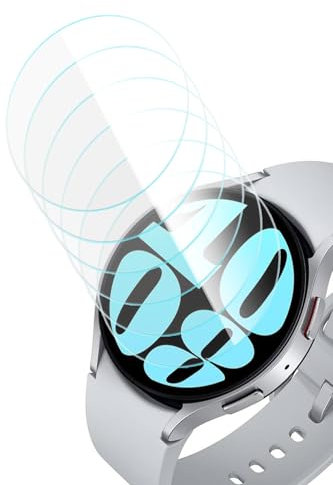 Yaekea 6 Piezas Protector Pantalla para Samsung Galaxy Watch 7/6/5/4/FE 40mm Resistente a arañazos Vidrio Templado Protector pare Galaxy Watch 7 40mm HD Protector Reloj para Galaxy Watch 6 40mm