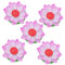 5st Teelichtkerzendekor Led-licht Teelichter Blumenkerzen Pool-lotus-lichter Geführte Kerze Buddha-lampe Schwimmende Schaumblumen Lotusblumendekor Schwimmkerzen Violett GARVALON