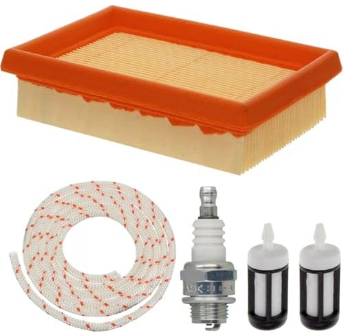 ZAMDOE BR340 Air Filter Tune Up kit for Stihl BR320 BR380 BR400 BR420 SR430 SR420 BR420c Backpack Leaf Blower Parts 4203 141 0301 Blower Service Spark Plug Kit