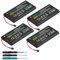 Uwayor HAC-006 - Batteria di ricambio per Nintendo Switch Joy-Con Controller HAC-015 HAC-016 con kit di attrezzi, 2 confezioni HAC-A-JCL-C0, HAC-A-JCR-C0