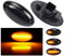 Huhpa LED Dynamische Blinker -Signal -Seitenmarker -Licht sequentiell Blinker Licht for Peugeot 307 206 407 107 607 1007 Citroen C1 C2 C3 C5 C6(Dynamic Smoked Type)