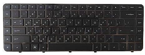 JYJYGDM Parti per Laptop Nuovo Taiwan for HP Pavilion DV6-3000 DV6-3100 DV6-3200 DV6-4000 NoBacklight Nero Notebook Tastiera del Computer Portatile
