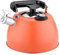 Bouilloire de Camping, avec thermomètre 304, Bouilloire à température de l'eau de Cuisine, théière(Orange)