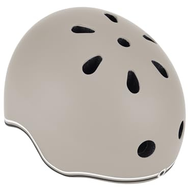 GLOBBER Helm GO-UP Lights - Schutzhelm für Kinder, Gr. XXS/XS 45-51, größenverstellbar, LED-Rücklicht