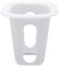 100pcs Giardino Sqaure Mesh Net Coppe Vasi Per Colonizzazione Idroponica Piantare Cesti Senza Terreno Verdura Coltivazione Cesto Idroponico Net Cup