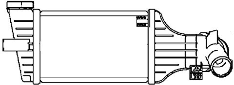 BEHR HELLA SERVICE 8ML 376 723-411 *** PREMIUM LINE *** Ladeluftkühler