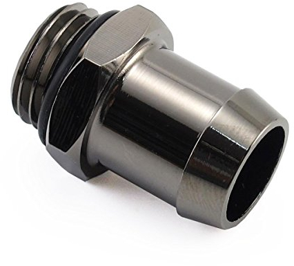 XSPC Steckanschluss 1/4 Zoll auf ID 13mm - Schwarz chrom