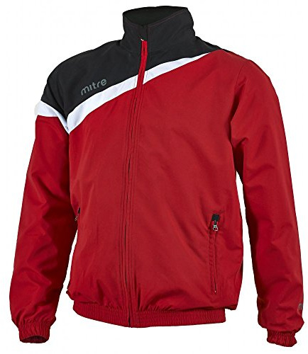 Mitre Men's Polarize Football Waterproof Tracksuit Rain Jacket Top