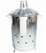 CrazyGadget® 90 Litre 90L Extra Large Galvanised Metal Incinerator Fire Burning Bin with Special Locking Lid