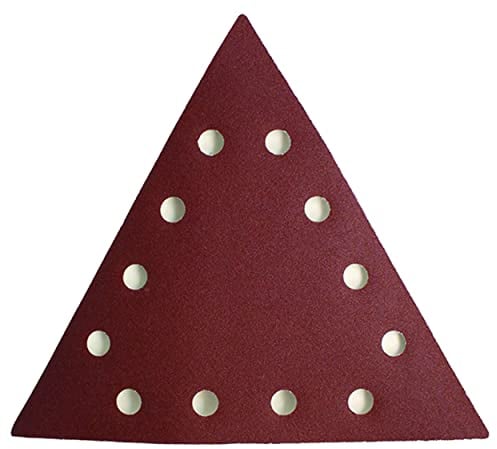 FEIDER ABT–100er Schleifdreiecke - Multifunktionales Schleifpapier - Schleifen und Glätten von Gips, Holz und Trockenbau - 100er Körnung - 28.5x28.5x28.5cm - 10er Pack, Pink