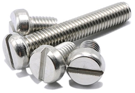 M5x30mm Slotted Cheese Head Machine Screws,Stainless Steel,Pack 20