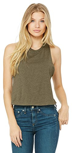 Bella + Canvas. Heather Olive. M. 6682. 00884913596177