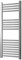 Greened House Chrome Straight Heated Towel Rail 400mm W x 1000mm H Flat Central Heating Towel Radiator