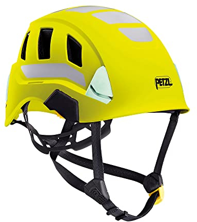 PETZL Unisex-Adult A020DA00 Strato Vent HI-VIZ Helmet Yellow, solid, one Size