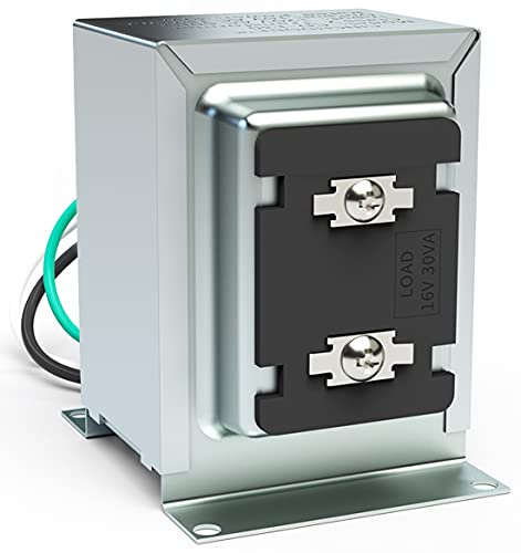 CINCHDONE Doorbell Transformer 16V 30VA Hardwired Compatible with Ring, Nest, Zmodo, SkyBell