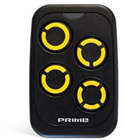 Universal Handsender Prime 433-868 MHz Fernbedienung Garagentoröffner Garagentor (Gelb)