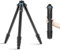 SIRUI AM-254 Carbon Kamera Reise Stativ für professionelles Fotografie,4 Beinabschnitte, Drehbeinverriegelung, Kamerastativ/Reisestativ/Tripod mit abnehmbaren Edelstahl-Spikes, belastbar bis 12 kg