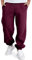 BACKSPIN Sportswear Jogginghose Herren & Damen Weinrot I Warme Unisex Jogging-Hose weit geschnitten mit 70% Baumwolle I Sweatpants kuschelig Freizeithose