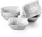 MALACASA, Series Elvira, 6-Piece 5.75 Bowls Marble Grey Porcelain Cereal Bowl Dessert Bowl Rice Bowl (14.5 x 14.5 x 6CM), Service for 12 …