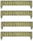 MATCHLESS Unique (Pack of 4) 1M Log Wooden Fixed Picket Log Border Fence Garden Outdoor Lawn Edging Wooden Edging Fence for Flower Beds Lawns Paths