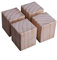 XHP Lot de 4 pieds de meubles en bois pour la maison - Hauteur des meubles - Hauteur : 4 x 4 x 4 cm