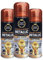 Classic Signature - 3 x Metallic Deep Copper Spray Paint 200ml - Multi-Purpose Use, Spray for Metal and Wooden Furniture, Ornaments, Decorative Items and Much More for Interior & Exterior