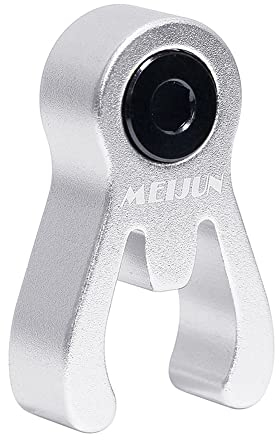 SPORTARC Handlebar Catcher, Silver Aluminum Handlebar Catcher Hook for Brompton And Other Folding Bike