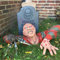 EHOTER Halloween Dekor Zombie Groundbreaker Animiert Zombiepuppe Zombie Puppe Halloween Deko Figur Halloween Dekorationen Spukhaus Rasen Hofdekoration Geschenk (B)