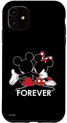 Disney Mickey and Minnie Mouse Silhouettes Forever Hülle für iPhone 11