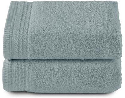 Top Towel - Premium - Grandes Serviettes de Bain - Serviettes de Bain - 2 essuie-Mains - 50 x 100 cm - 100% Coton - 600 grammes - Vert d´Eau