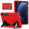 FONREST Custodia robusta per Samsung Galaxy Tab S9 FE/S9/S8/S7 (SM-X510/X710/X700/T870) con doppio cavalletto, antiurto a prova di bambino in policarbonato + silicone resistente cover con S Pen Holder