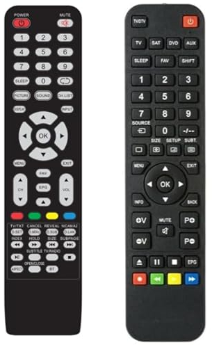 Ersatz Fernbedienung für Caratec CAV190B.2 | CAV190P-D | CAV196DS | CAV220B.2 | CAV220P-D | CAV220X-DB | CAV240P-D | CAV240X-DB | CAV240X-DB.SB