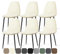 Stuhlhussen 6 Stück Stretch Stuhlhussen für Esszimmerstühle Universal Spandex Hussen für Stühle Abnehmbare Waschbar Stuhlbezüge Stuhl Hussen für Küchenstühle Hotel Bankett (Beige, 6 Stück)-KC