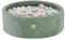 MISIOO Bällebad mit Schaumstoff-Füllung - 90x30cm - 200 Bälle für Bällebad - Hochwertige Bällebad Bälle für Kinder - Weiches und Sicheres Spielzeug - Waschbar