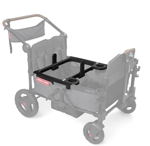 Radio Flyer Voya Adaptateur de siège de Voiture (Graco) pour Poussette 4 Places à côtés Bas ou Hauts
