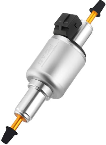 Pompa Carburante 12V 22ml Pompa Olio per 2KW 5KW 8KW, Pompa Carburante 12V Pompa di Riscaldamento Aria Auto, Pompa Gasolio Aria 12V 22ml Ricambio per Riscaldatore Auto e Riscaldatore di Parcheggio
