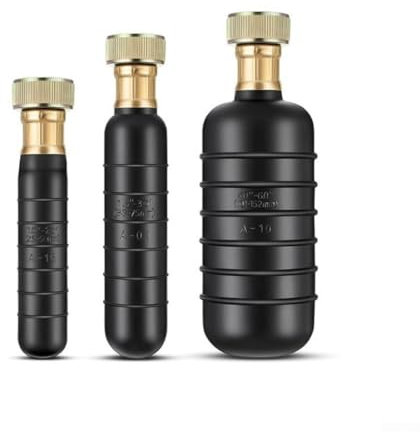 Kit de vejiga de limpieza de drenaje, 3 herramientas de goma para desatascar tuberías con potencia de agua, se adapta a desagües de 1 6 pulgadas
