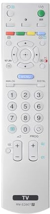 RM-ED007 - Mando a distancia de repuesto para Sony Bravia LCD TV KDL-20S2030 KDL-20S2020 KDL-20S2000 KDL-40U2000 KDL-32U2000 KDL-26U2000 KDL-20S4000 KDL-20S40202 0 KDL-4 0P2530 KDL-26P2520 KDL-26P2530