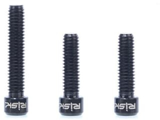 Zanthicia M4x13.5mm/20mm Socket Head Bolts Allens Hex Screw Shifter Bolts Reusable Fixing Screws High Strength Front/Rear Derailleur H/L, Black, 3 Pieces/Front