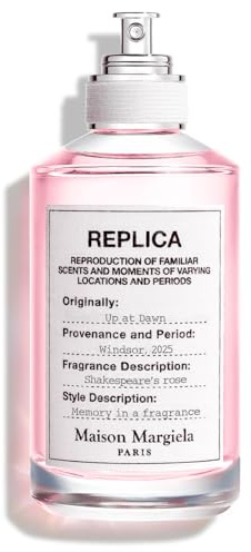Masion Margiela - Replica - Up at Dawn Eau de Toilette - Floral & Delicate Perfume - Fragrance With Pink Pepper, Rose Absolute & Moss - 3.4 Fl Oz