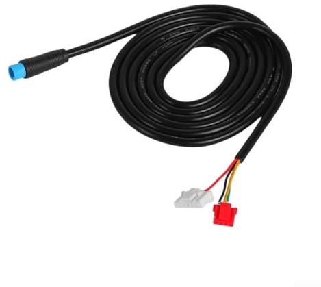 Ersatz-Controller-Kabel für Ninebot Max G2 Elektroroller mit 120 cm Länge, Gummi-ABS-Konstruktion, einfache Installation, Schwarz