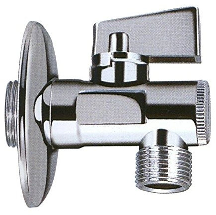Acqua Chrome isolamento valvola a sfera 1/2 x 3/8 BSP leva per rubinetti idraulici
