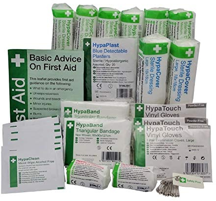 Safety First Aid HSE Refill For Value Catering First Aid Kit 1-10 Persons