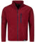 Rock Creek Herren Fleece Jacke Outdoor Wanderjacke Pullover Full Zip Hoodie Herrenjacke Fleecejacke Winterjacke Strickjacke Strickfleecejacke H-197 Weinrot S