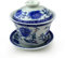 vv8oo Gaiwan - Tazza da tè cinese Penoy Qinghua, in porcellana, 155,9 g, colore: Peonia
