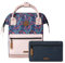 CABAIA - Sac à Dos Adventurer Honfleur - Mini 10L - Déperlant - Compartiment Ordinateur Portable 10,5-2 Poches - Certifié Vegan - Sac Voyage, Affaires, École pour Homme et Femme - Violet