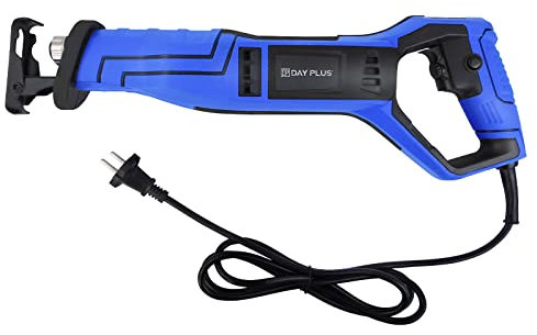 Reciprocating Saw 750W with Rotary Handle+/-90°, Electric Sabre Saw Corded Recip Saw, 2800SPM Variable Speed, Tool-Free Blade Change for Cut Wood, Plastic and Soft Metal