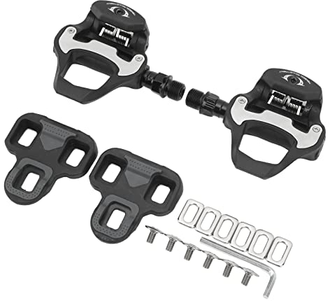 Selbstsichernde Fahrradpedale, Hochfeste Axis Widen Nylon Riding Self Locking Pedals für Rennräder Fahrräder