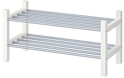 IKEA TJUSIG Schuhregal, 79x32x37cm, Weiß